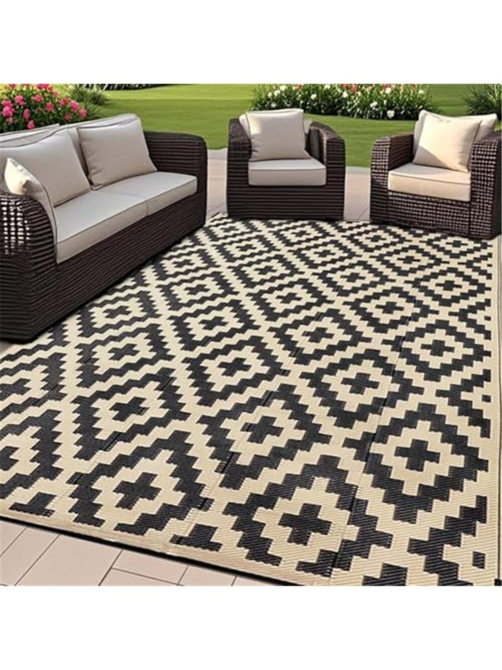 Reversible Mats, Plastic Straw Rug, Modern Area Rug, Large Floor Mat and Rug